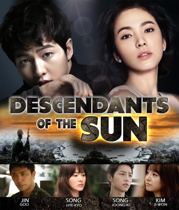 “Descendants of the Sun” is a 2016 South Korean television series starring Song Joong-ki, Song Hye-kyo, Kim Ji-won, and Jin Goo.