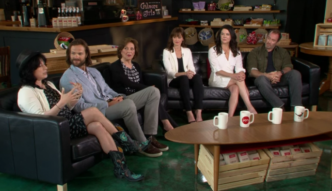 The cast of "Gilmore Girls" reunite on "Today" in 2015.   