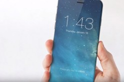 An all-glass and bezel-free render of the iPhone 8 with OLED curved display and wireless charging that Apple is expected to release 2H 2017