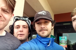  Shia LaBeouf takes a selfie with friends at Oscar Blues in Colorado.  