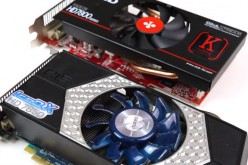 Old Radeon video cards, not the new Polaris 10 and Polaris 11 GPUs, are shown in the image