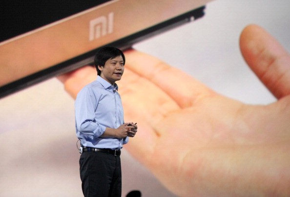 Xiaomi CEO Lei Jun speaks during a product launch on May 15, 2014 in Beijing, China. 