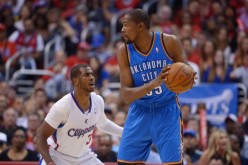 Kevin Durant and Chris Paul