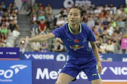 Chinese badminton player Wang Yihan.