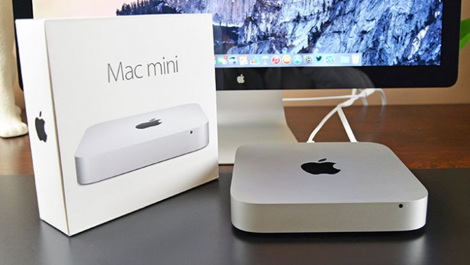 The Mac Mini is a small desktop computer manufactured by Apple Inc and is 7.7 inches (200 mm) square and 1.4 inches (36 mm) tall.