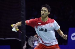 Indonesian badminton player Jonatan Christie.