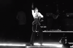 Madonna performs “Vogue” during her World Tour