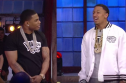 Nelly (left) and Nick Cannon (right) have a rap battle on MTV2's 