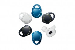Samsung Gear IconX. A wireless earphone made by Samsung