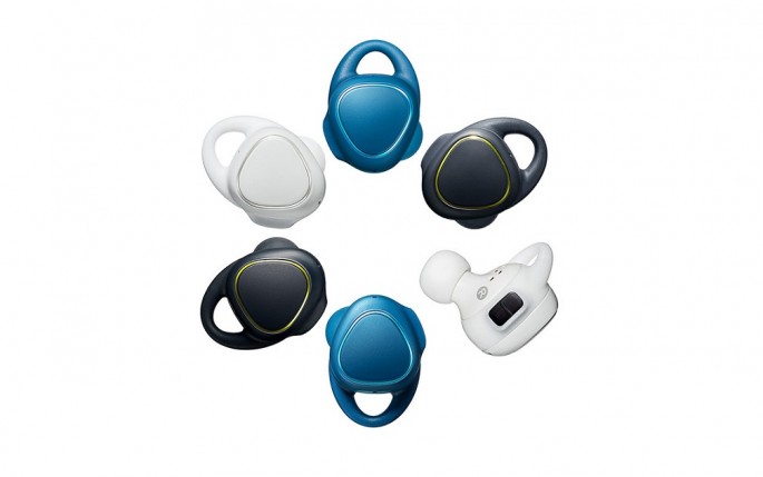 Samsung Gear IconX. A wireless earphone made by Samsung