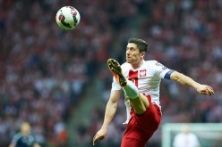Poland striker Robert Lewandowski.