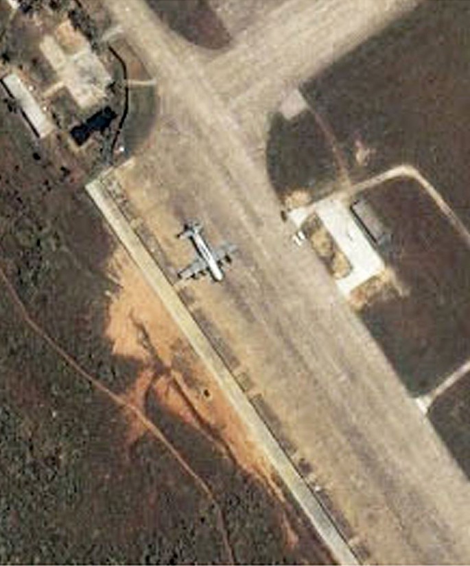 Satellite Image Of The Lingshui Military Airfield On The Southeastern Coast Of Haina