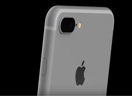 The iPhone 7 Pro concept render is shown in the video