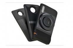 Motorola Moto Z Motomods for JBL speakers, Hasselblad camera and Projector.