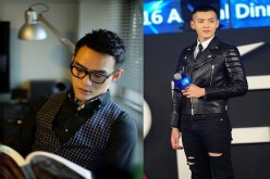 (L) Wang Kai appears to be reading a book in an undated photo. (R) Kris Wu performs during the annual meeting of L’Oreal on Feb. 2, 2016, in Shanghai.