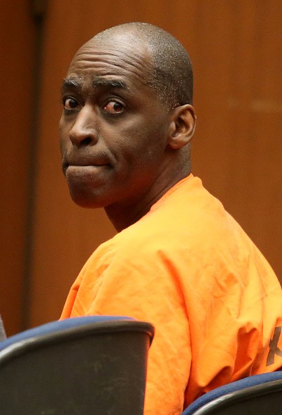 "The Shield" actor Michael Jace appears in a Los Angeles court where he was sentenced to 40 years to life in prison for killing his wife April Jace in May 2014.