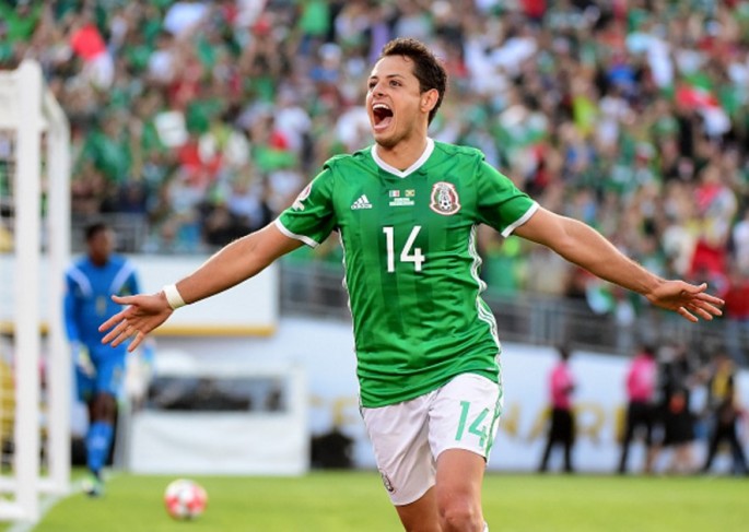 Mexico striker Javier "Chicharito" Hernandez.