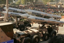 India's BrahMos missiles were displayed during a Republic Day parade in New Delhi.