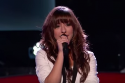 Christina Grimmie talks to the judges during her audition on 