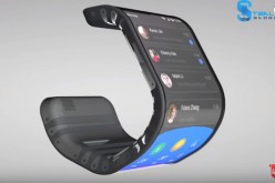 Lenovo bendable phone concept that can be worn like a wrist watch.