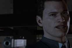 Connor the Android pulls a gun on Detroit: Become Human