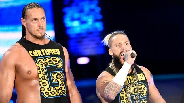 Big Cass and Enzo Amore gives a promo in an episode of SmackDown.