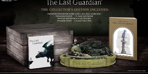 Sony Entertainment reveals "The Last Guardian" Collector's Edition and its premium contents to the whole world.
