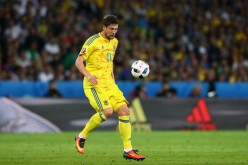 Ukraine striker Yevhen Seleznyov.