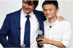 Alibaba founder Jack Ma with actor Tom Cruise. The company denied that it is buying Paramount Pictures despite being one of the major investors for Cruise's film 