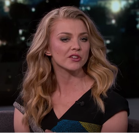  Natalie Dormer talks about "Game of Thrones" season 6 during an interview with Jimmy Kimmel.   