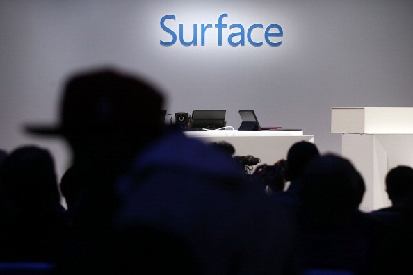 The new line-up of second generation Surface tablets is launched on September 23, 2013 in New York City