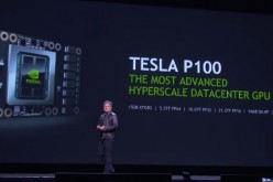NVIDIA showcases their new Tesla P100 Hyperscale Datacenter GPU