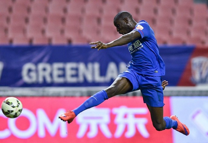 Shanghai Shenhua striker Demba Ba.