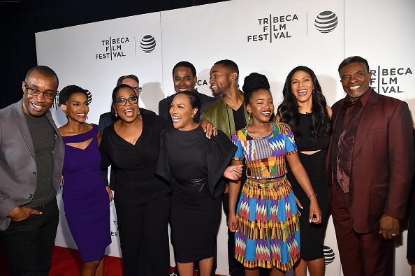 Cast of "Greenleaf", a new TV drama produced by the Oprah Winfrey Network, attends the Tibeca Tune In at BMCC John Zuccotti Theater, New York City.