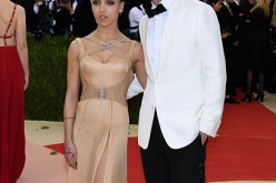 Robert Pattinson  and FKA Twigs attend the 'Manus x Machina: Fashion In An Age Of Technology' Costume Institute Gala at Metropolitan Museum of Art on May 2, 2016 in New York City. 