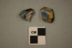 Pottery found from a medicine jar used during the Roanoke voyages in the 1500s.