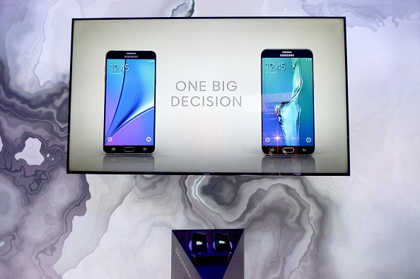 A general view of the atmosphere is seen at the new Samsung Galaxy S6 edge+ and Galaxy Note5 at Launch Event on August 18, 2015 in Los Angeles, California
