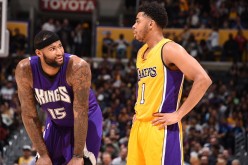 DeMarcus Cousins and D'Angelo Russell