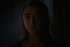 Arya Stark's (Maisie Williams) countenance is shown after killing Lord Walter Frey, a scene of 