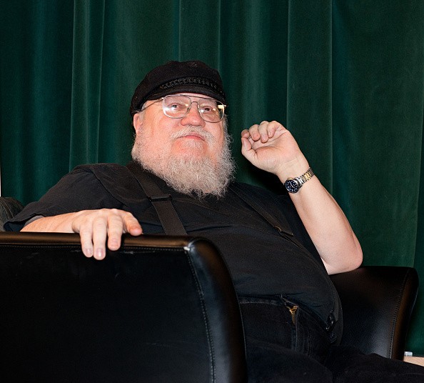 Writer George R. R. Martin participates in a Q & A session following Sundance TV's 'Hap & Leonard' Screening at the Jean Cocteau Theater on Feb. 23, 2016 in Santa Fe, New Mexico. 