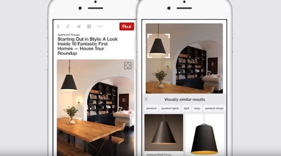 Pinterest Visual Search in action