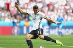 Germany striker Mario Gomez.