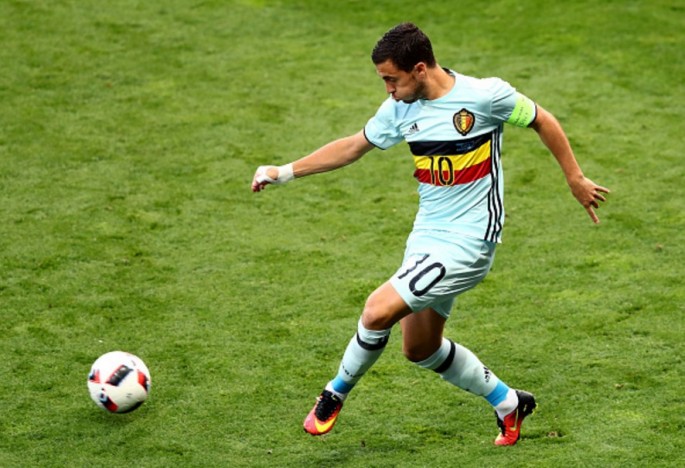 Belgium and Chelsea winger Eden Hazard.