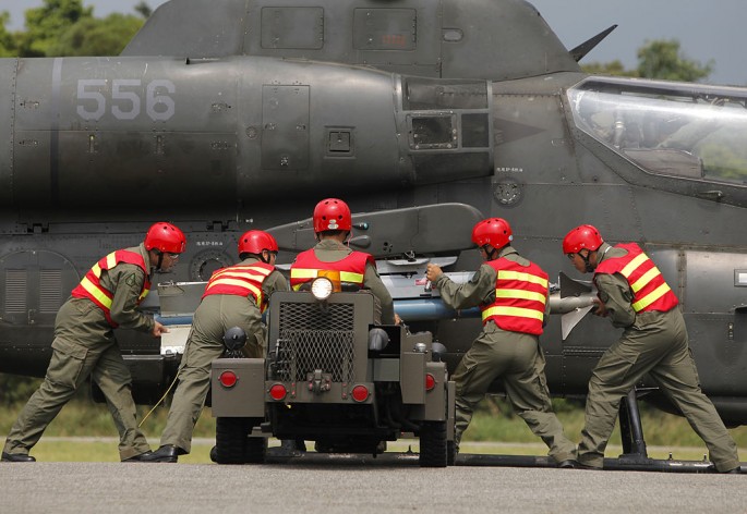 Taiwanese Military Perform Drills As Part Of Annual Military Holiday Celebrations