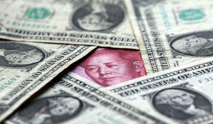 The People's Bank of China tolerates declining yuan value.