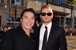 Actor Benito Martinez (L) and Charlie Hunnam arrive at the season 7 premiere screening of FX's 'Sons of Anarchy' at the Chinese Theatre on September 6, 2014 in Los Angeles, California.