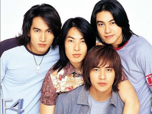 F4 or JVKV is a Taiwanese boy band consisting of Jerry Yan, Vanness Wu, Ken Chu, and Vic Chou.