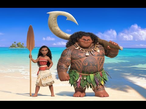 The photo is a screenshot from Disney's forthcoming animated film "Moana."