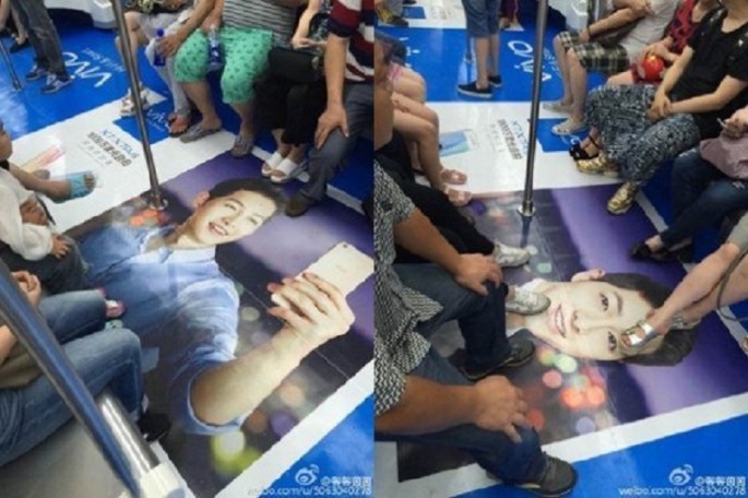 Song Joong-ki Vivo Subway Floor Ads