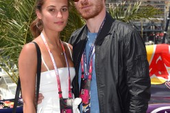 Alicia Vikander and Michael Fassbender attend the Infiniti Red Bull Racing Energy Station at Monte Carlo on May 24, 2015 in Monte Carlo, Monaco.